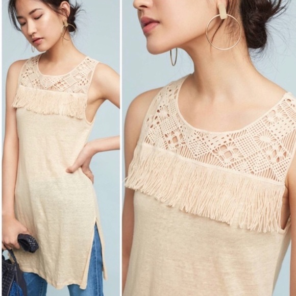 Anthropologie Tyra Tank James Coviello Sz. SP - Picture 1 of 8
